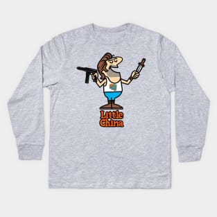 Little China Pizza Kids Long Sleeve T-Shirt